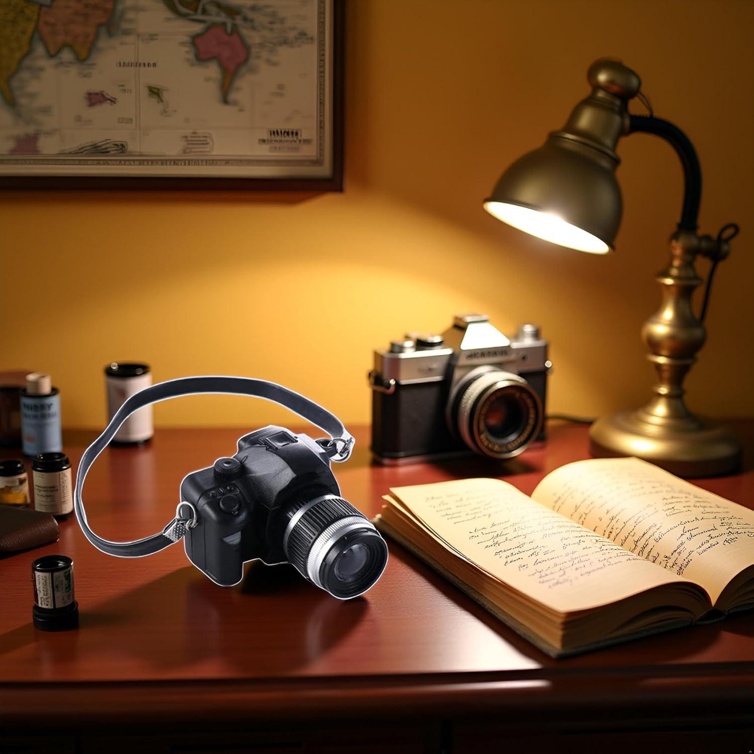 Cámara Vintage Miniatura Jizlan 1:4 Decorativa 20g