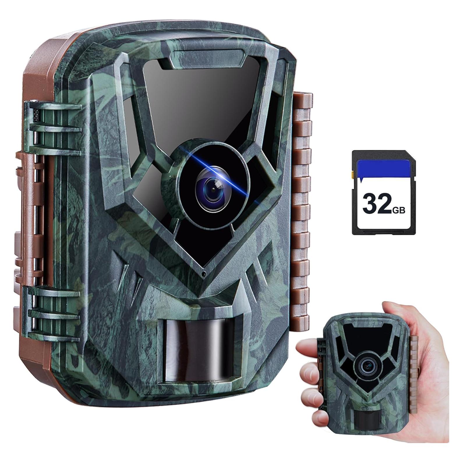 Cámara de Sendero KJK GE-HC201-1 36MP 2.7K Visión Nocturna