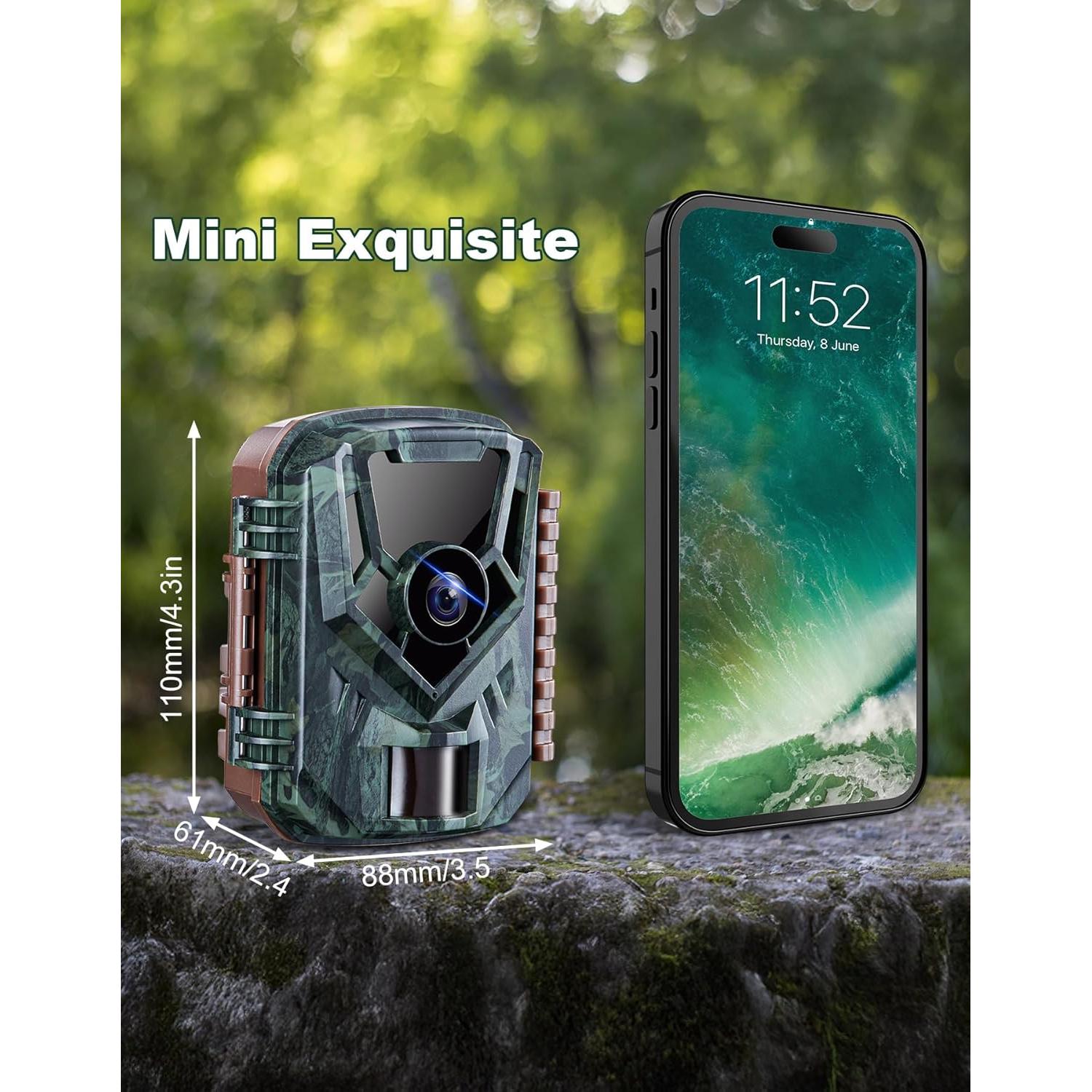 Cámara de Sendero KJK GE-HC201-1 36MP 2.7K Visión Nocturna