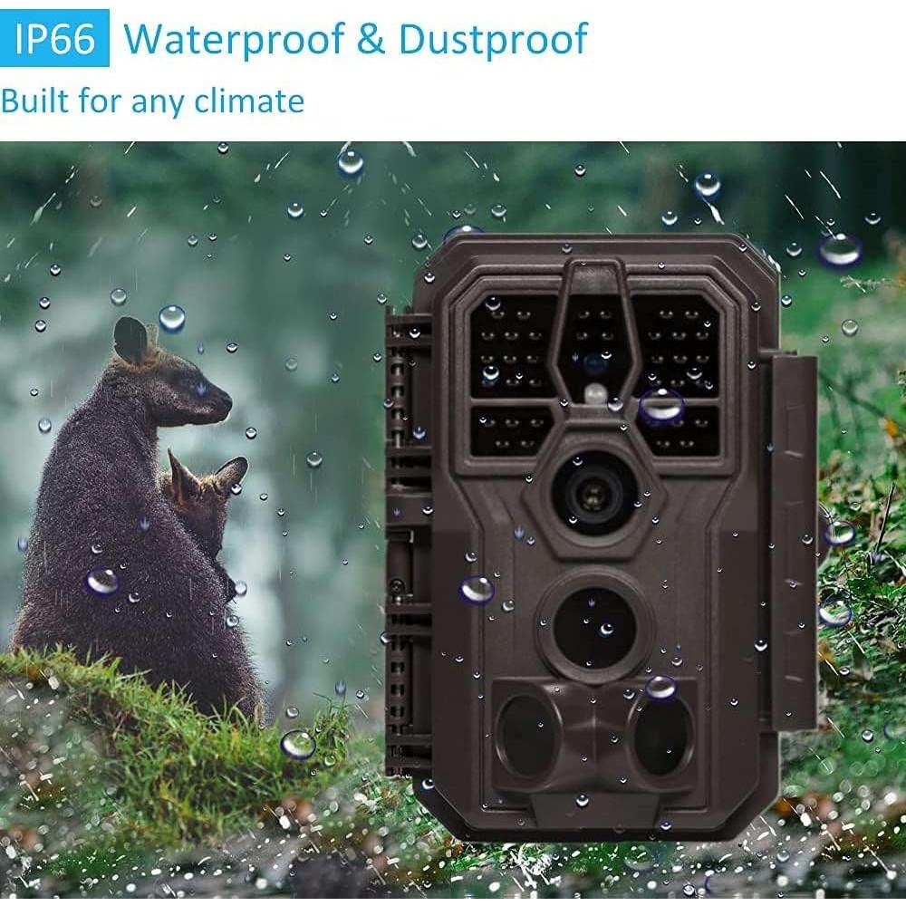 Cámara de sendero GardePro E5, 48MP, 1296p, visión nocturna