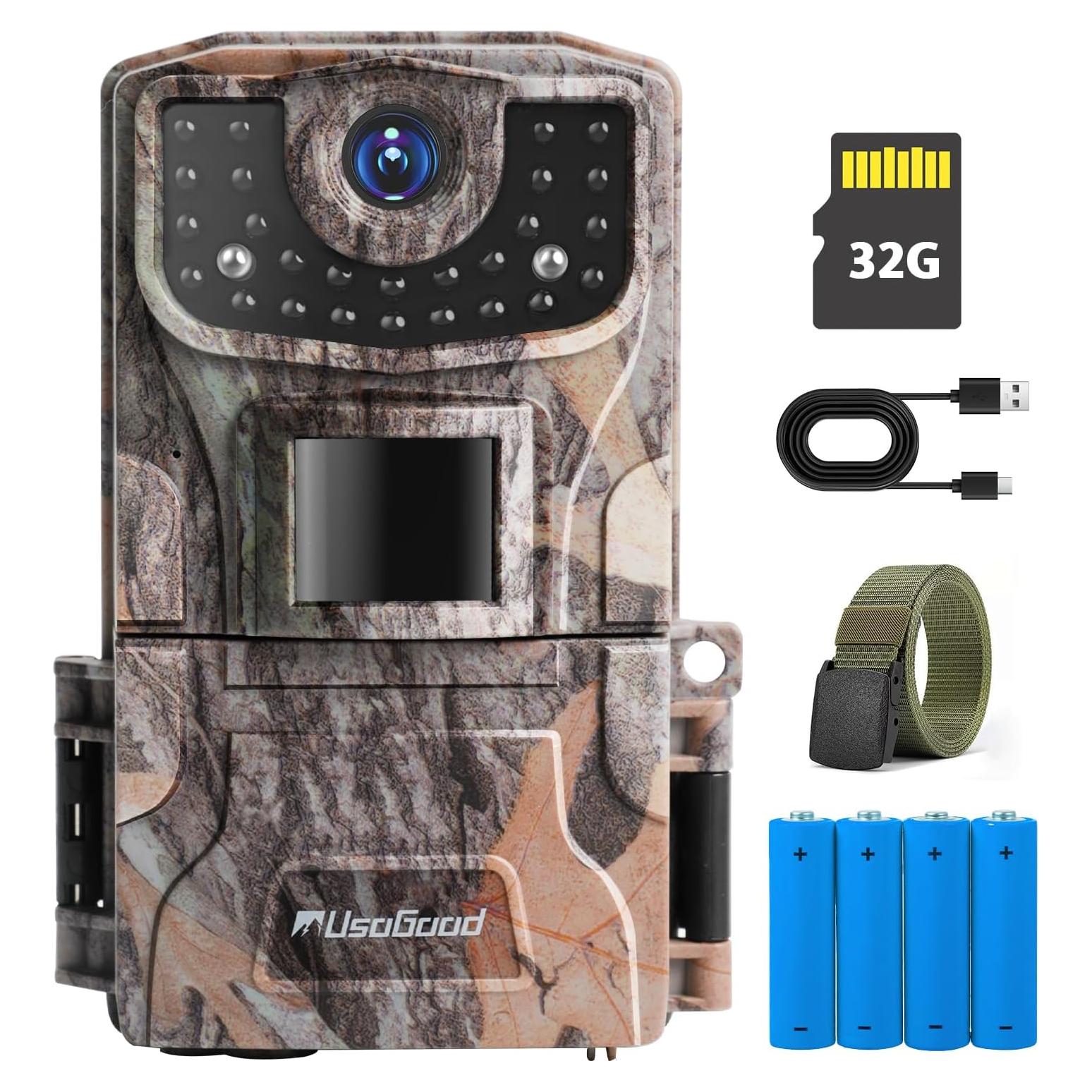 Cámara de Sendero Usogood 36MP 2K HD con Visión Nocturna