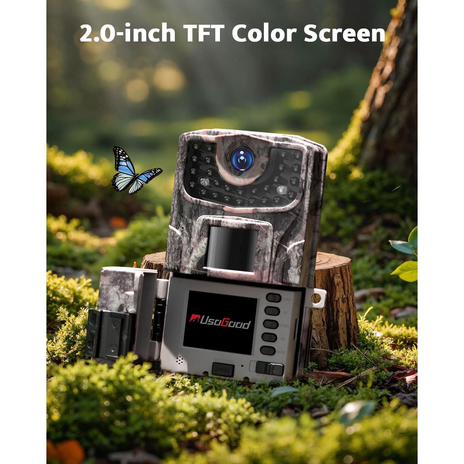 Cámara de Sendero Usogood 36MP 2K HD con Visión Nocturna