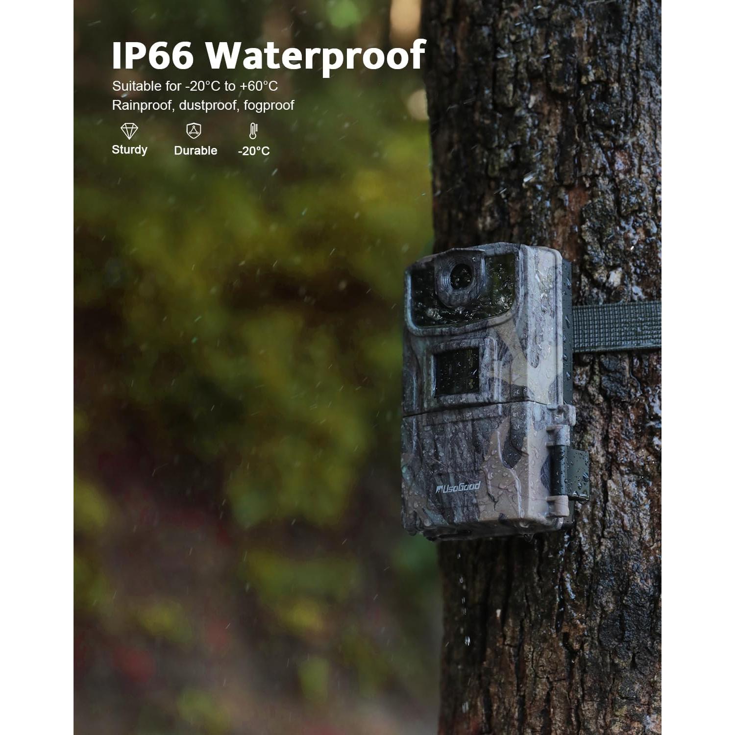 Cámara de Sendero Usogood 36MP 2K HD con Visión Nocturna