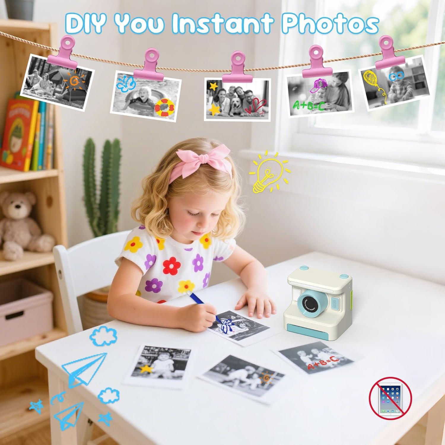 Cámara Instantánea para Niños SINDEER M16 48MP Azul