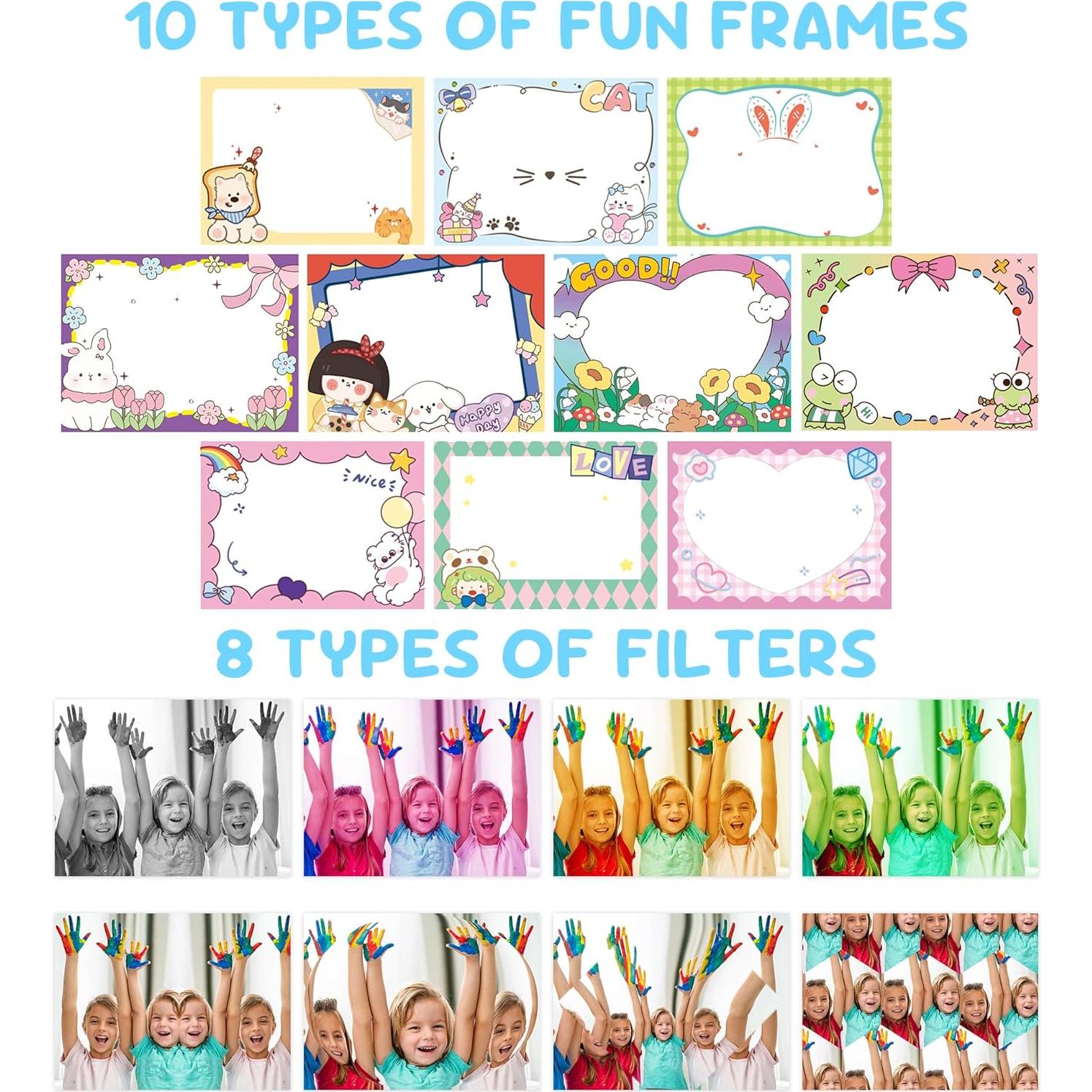 Cámara Instantánea para Niños SINDEER M16 48MP Azul