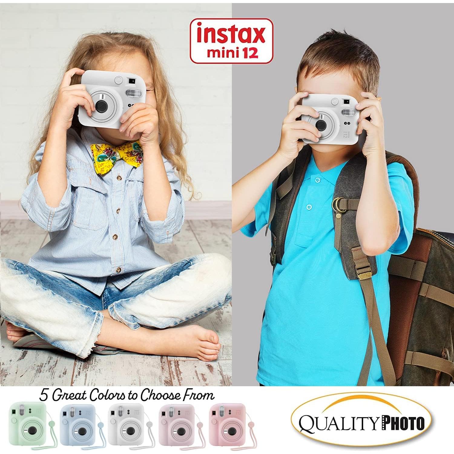 Cámara Instantánea Fujifilm Instax Mini 12 + 60 Fotos + Accesorios