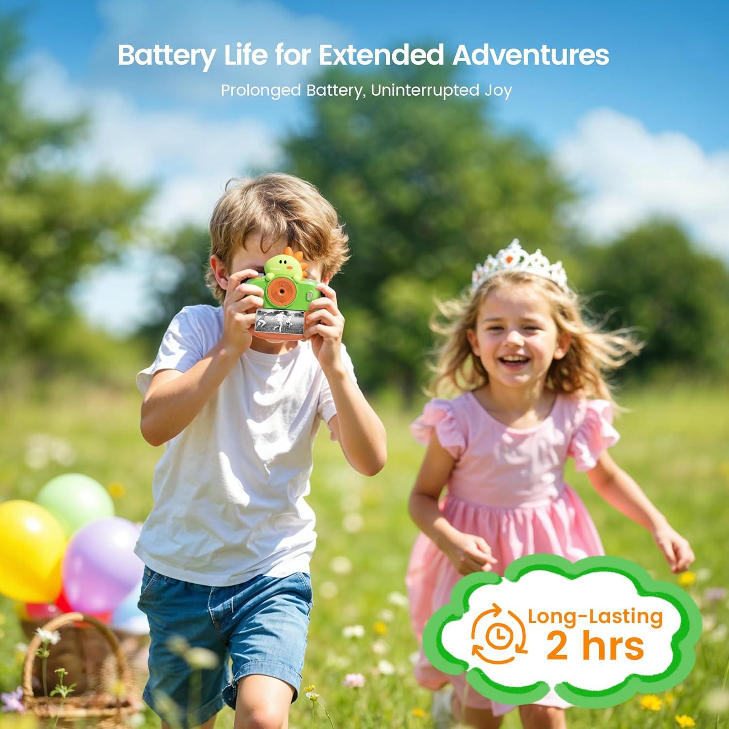 Cámara Infantil Instantánea Liscuty K23 Dinosaurio Bluetooth