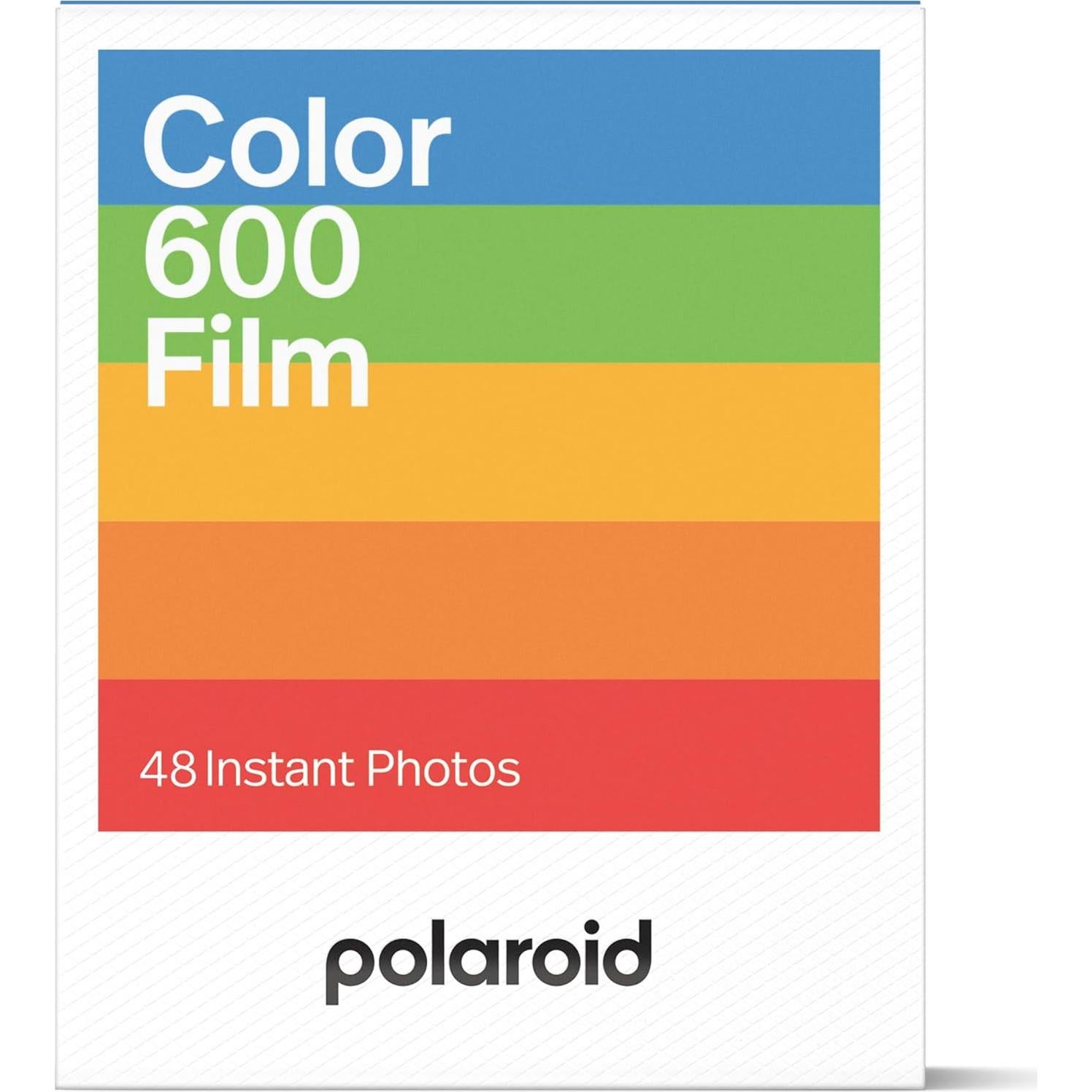 Papel Fotográfico Color Polaroid 600 - Paquete de 48 Fotos