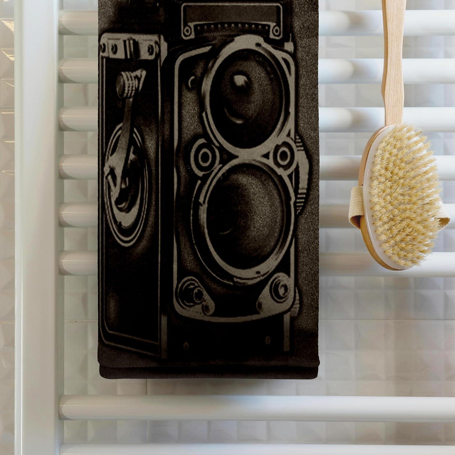 Toalla de Mano 3dRose Vintage Cámara Reflex 38x56 cm