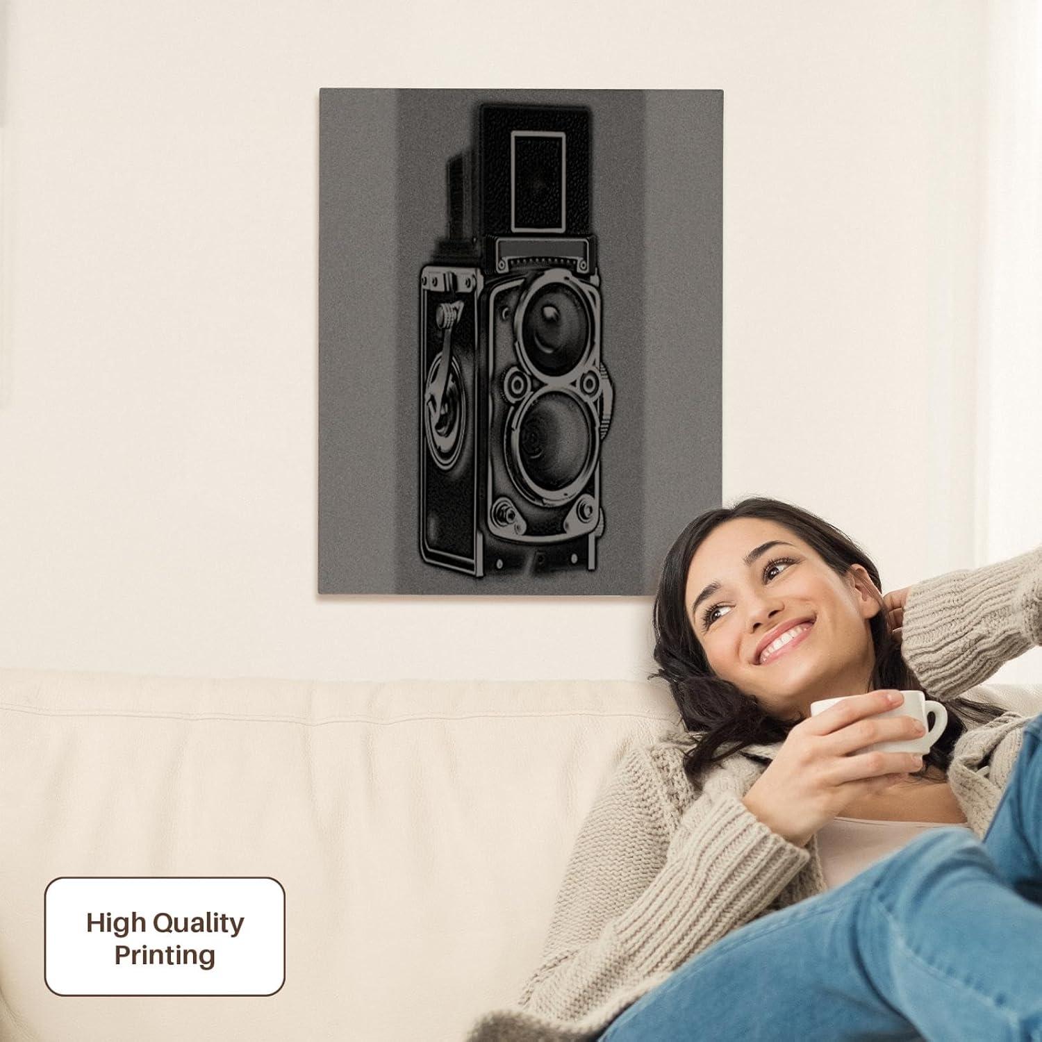 Envoltura de Lienzo 3dRose Cámara Vintage 40.64x50.8 cm