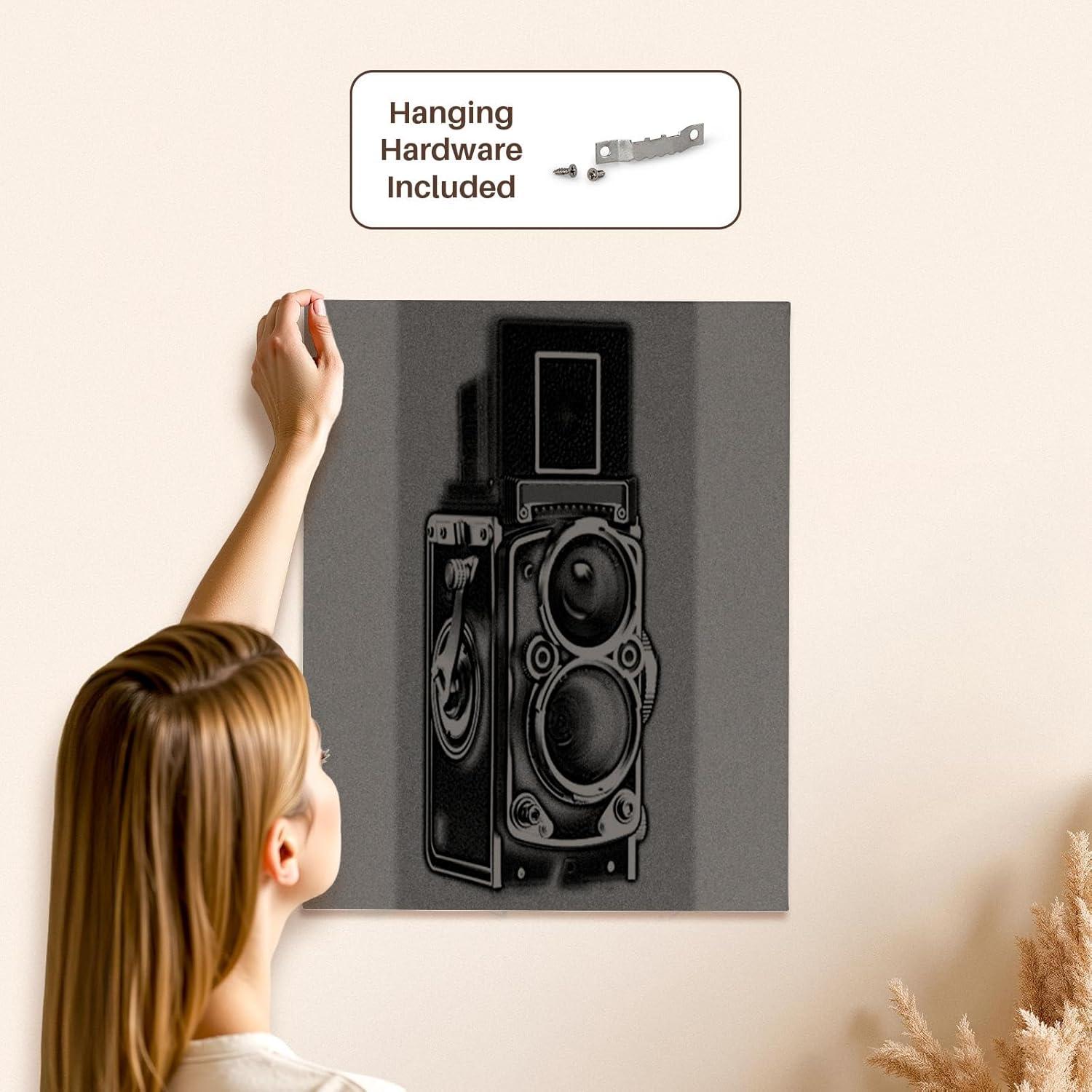 Envoltura de Lienzo 3dRose Cámara Vintage 40.64x50.8 cm