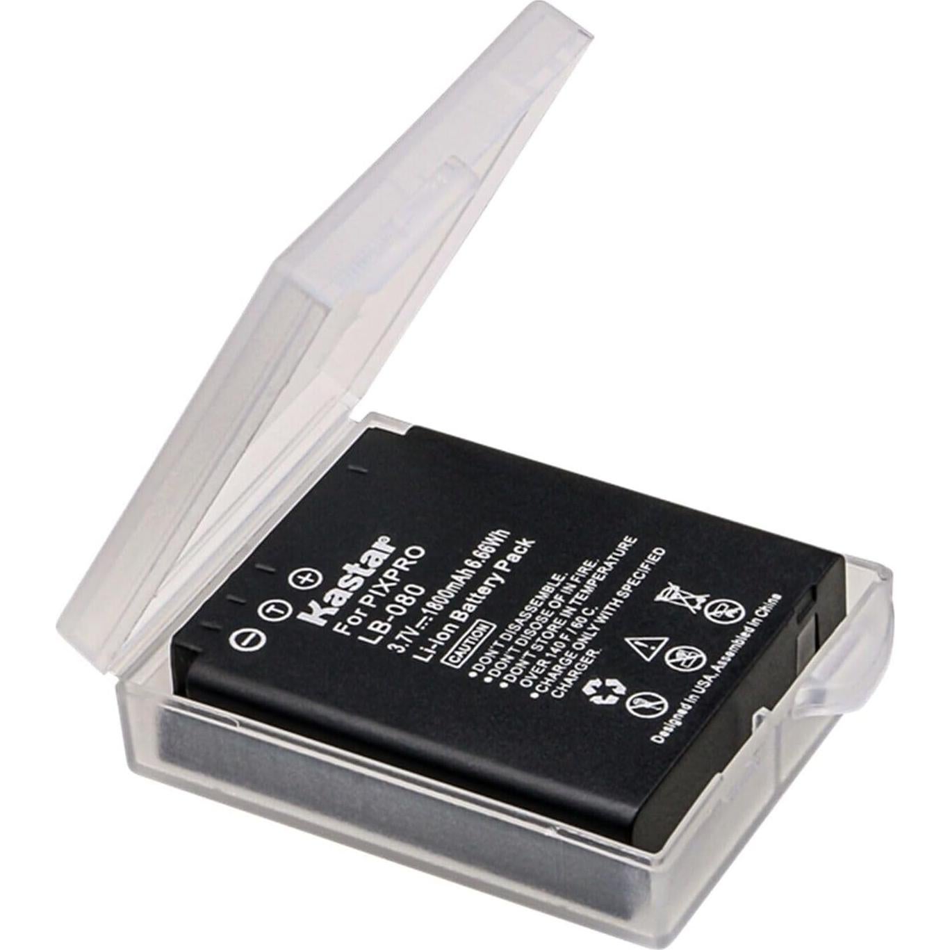 Batería y Cargador USB LCD Kastar para Kodak LB-080