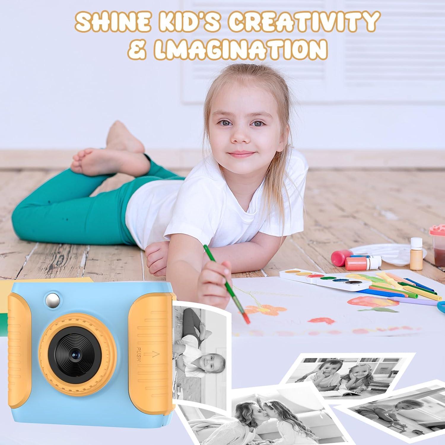 Cámara Instantánea Digital para Niños RADEKLY C33 1080P Azul