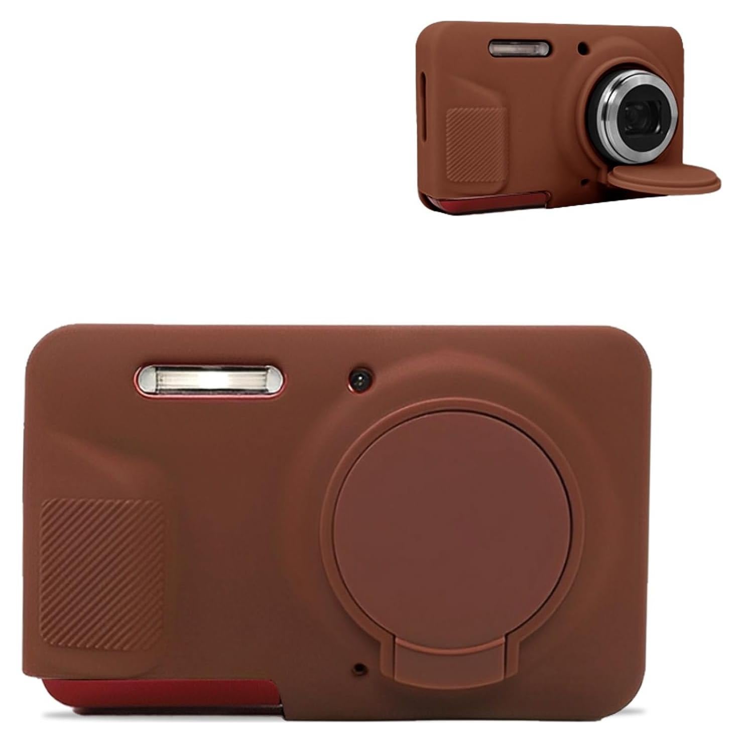 Funda de silicona Kodak PIXPRO FZ55 - Protección liviana marrón