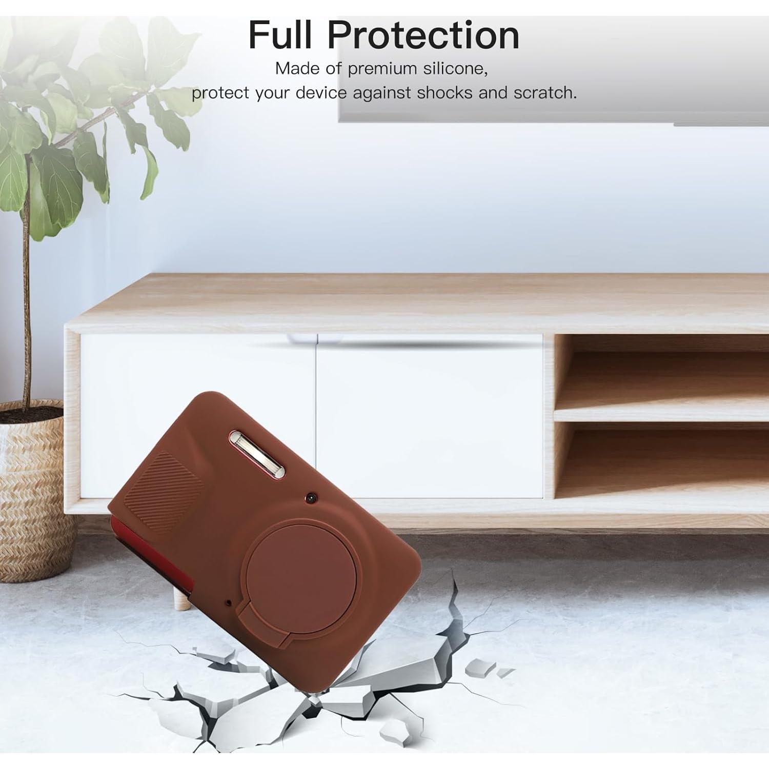 Funda de silicona Kodak PIXPRO FZ55 - Protección liviana marrón