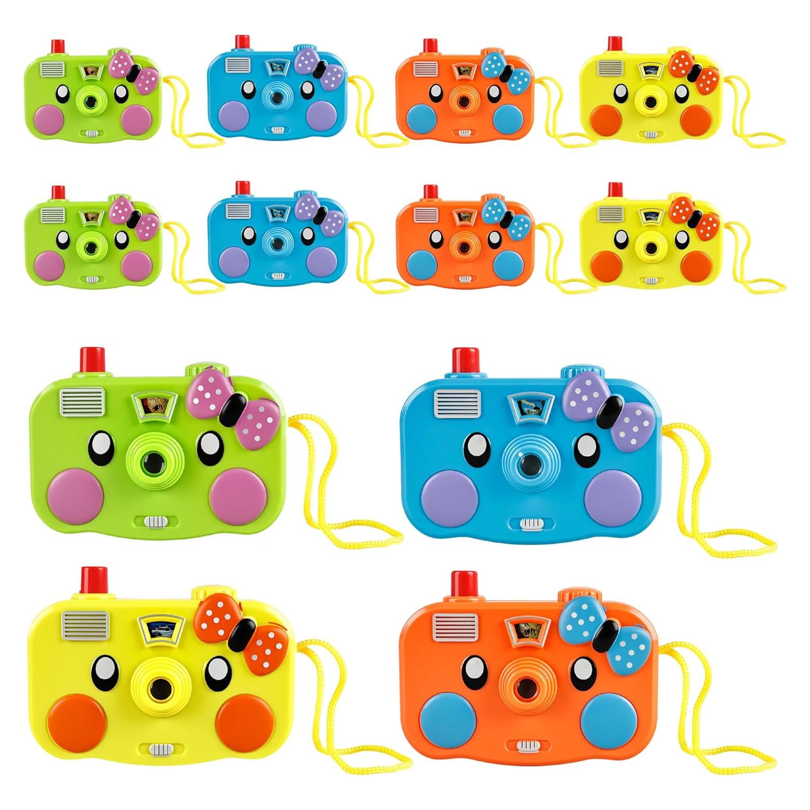 Juego de 12 Cámaras de Juguete Hoarost con Proyección