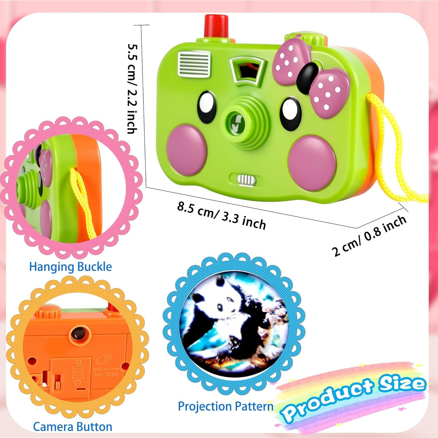 Juego de 12 Cámaras de Juguete Hoarost con Proyección