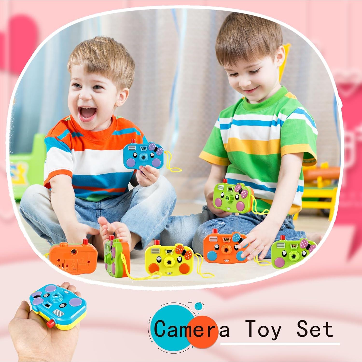 Juego de 12 Cámaras de Juguete Hoarost con Proyección