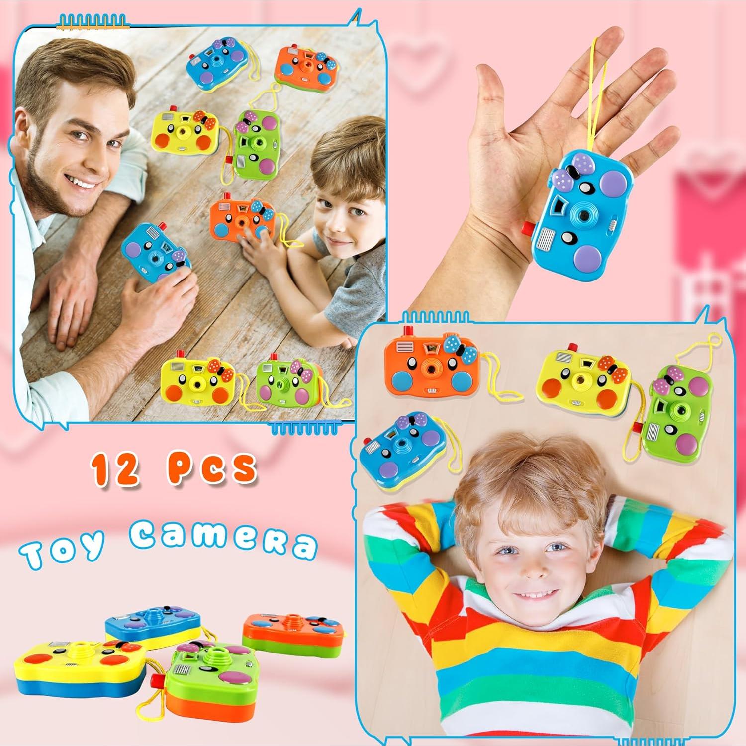 Juego de 12 Cámaras de Juguete Hoarost con Proyección