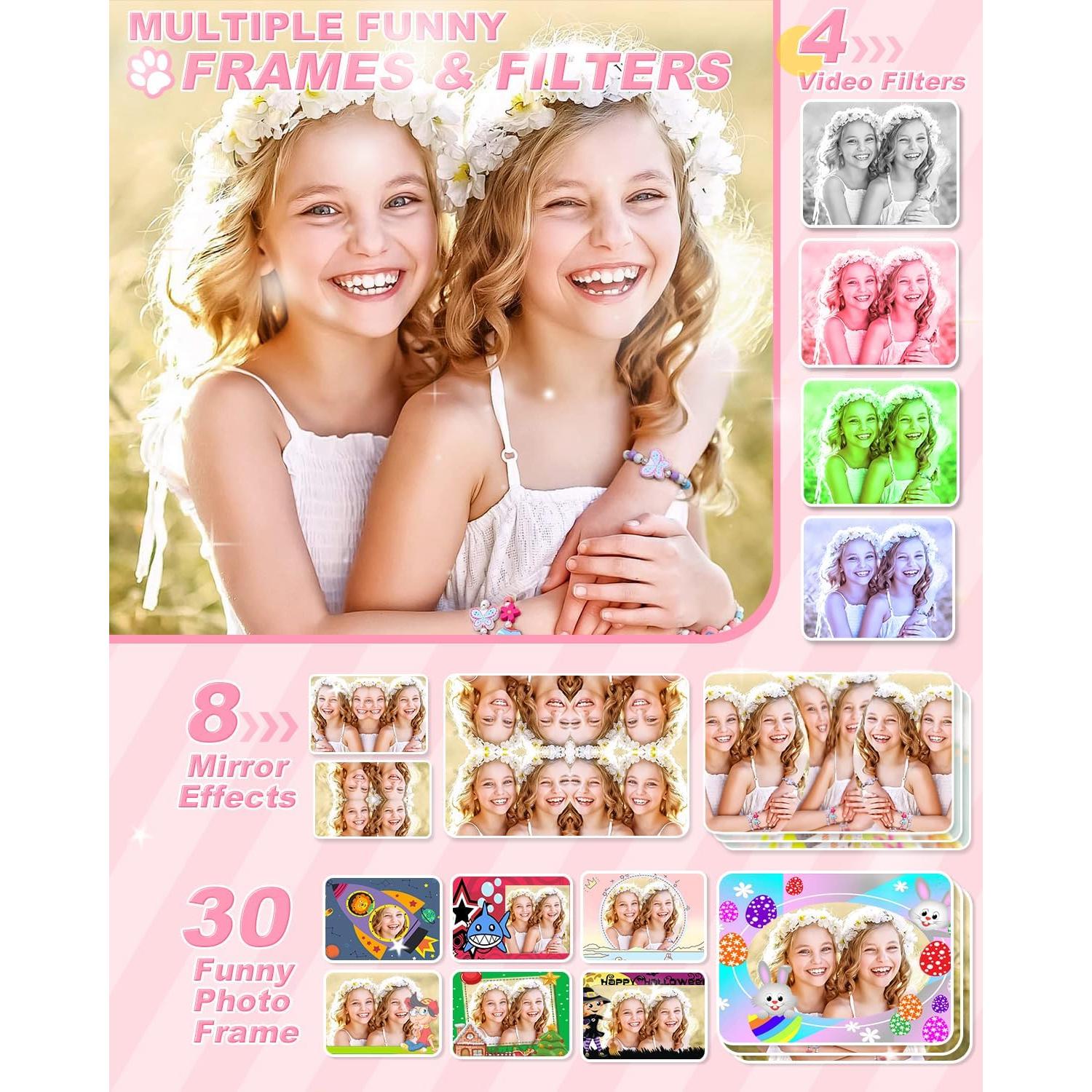 Cámara Digital para Niños Uffylle M9 48MP 1080P Pantalla 3.5"