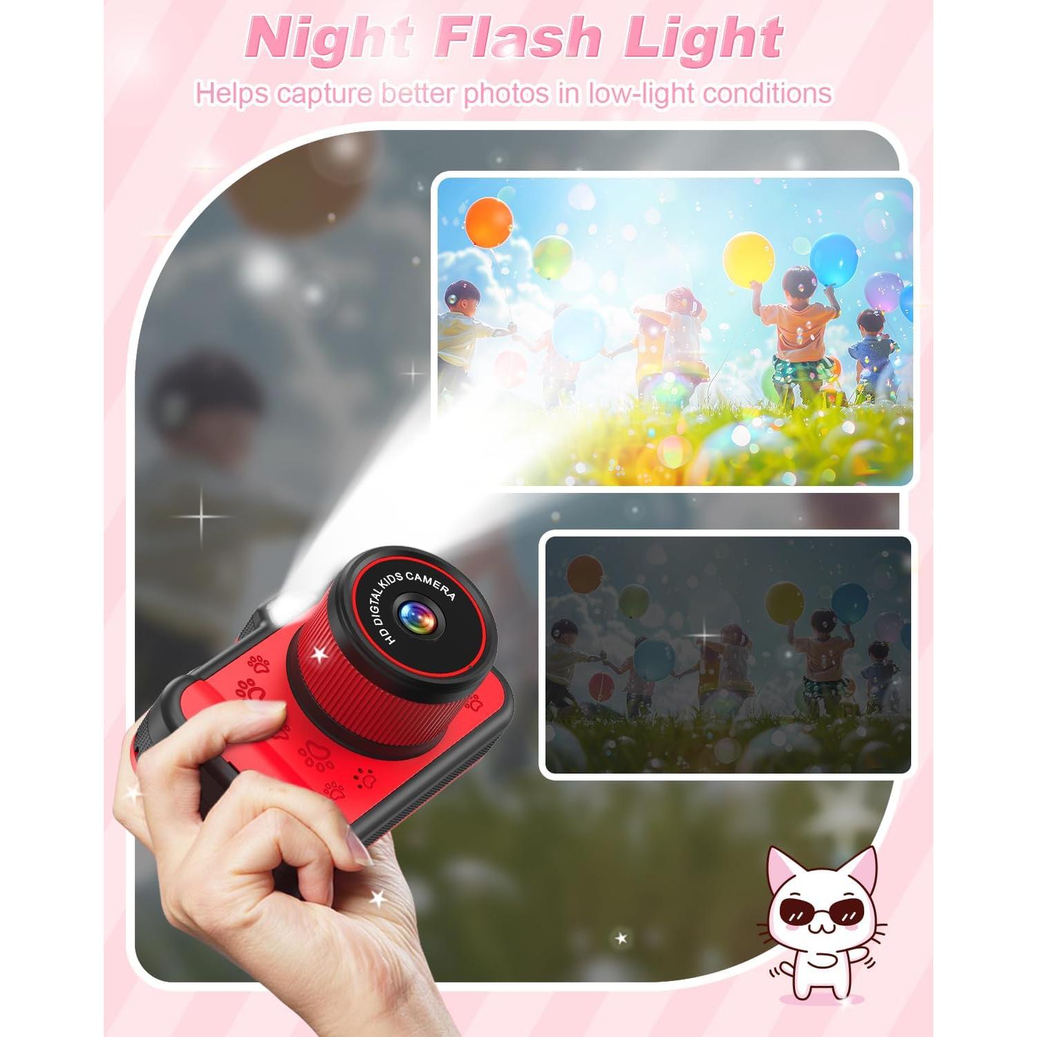 Cámara Digital para Niños Uffylle M9 48MP 1080P Pantalla 3.5"