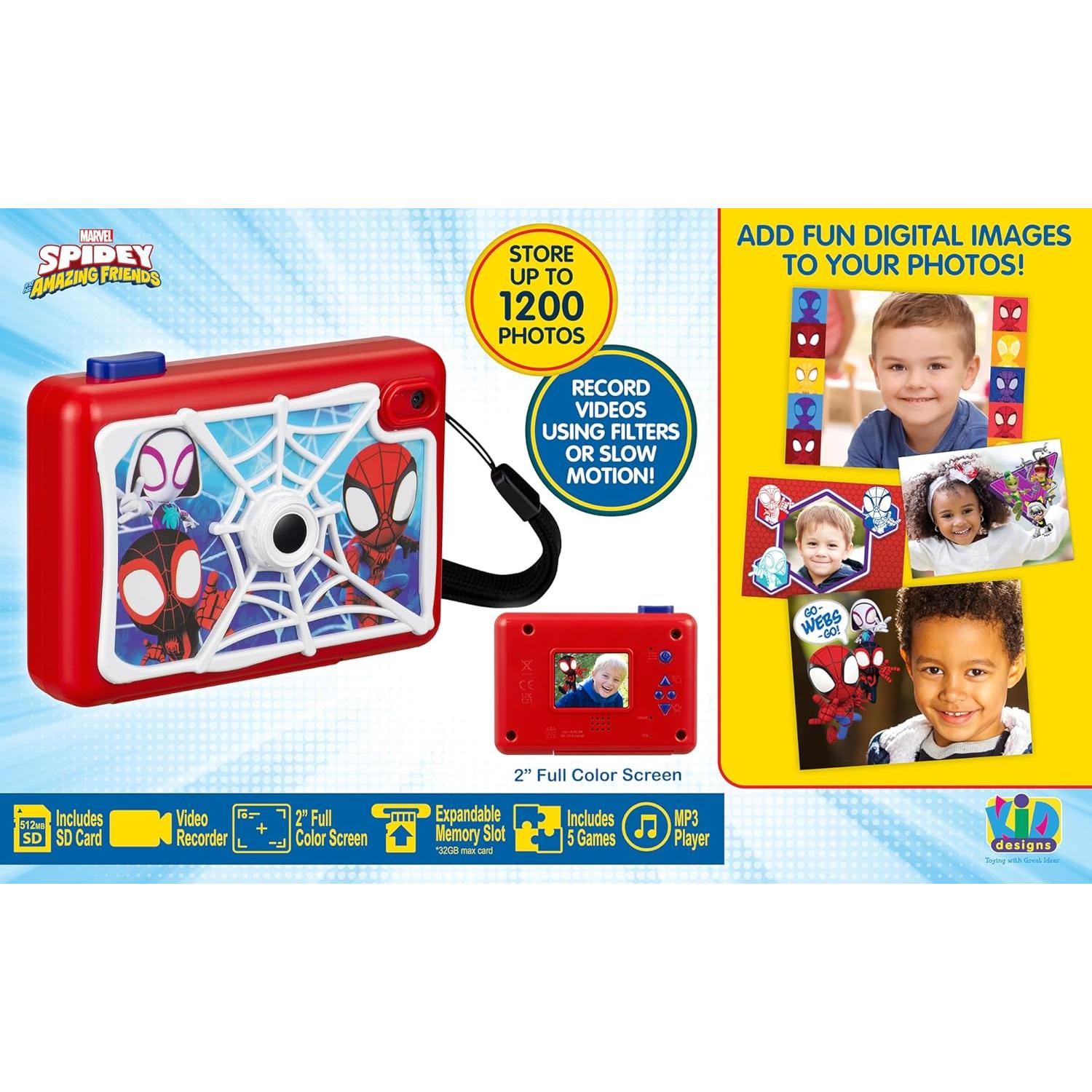 Cámara Digital para Niños eKids SA-533 Rojo con SD 512MB