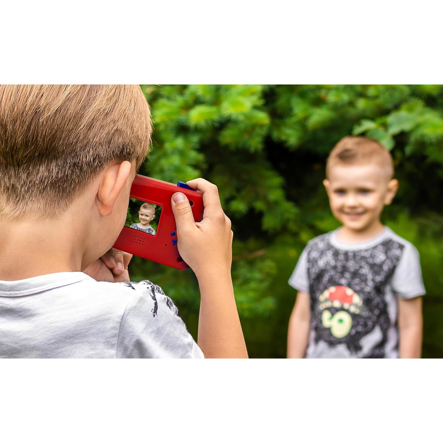 Cámara Digital para Niños eKids SA-533 Rojo con SD 512MB