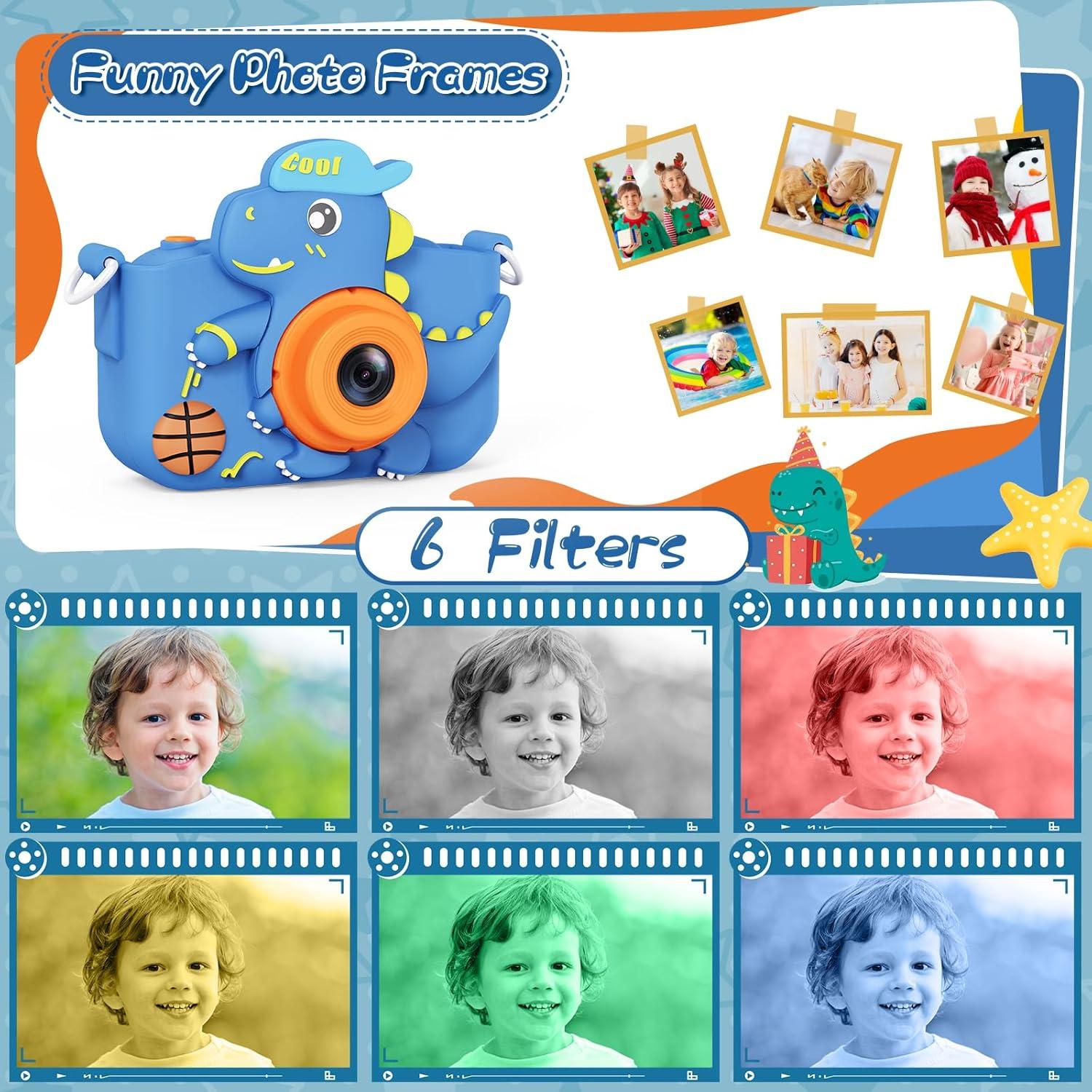 Cámara Digital para Niños Ubisye X2 1080P con 32GB