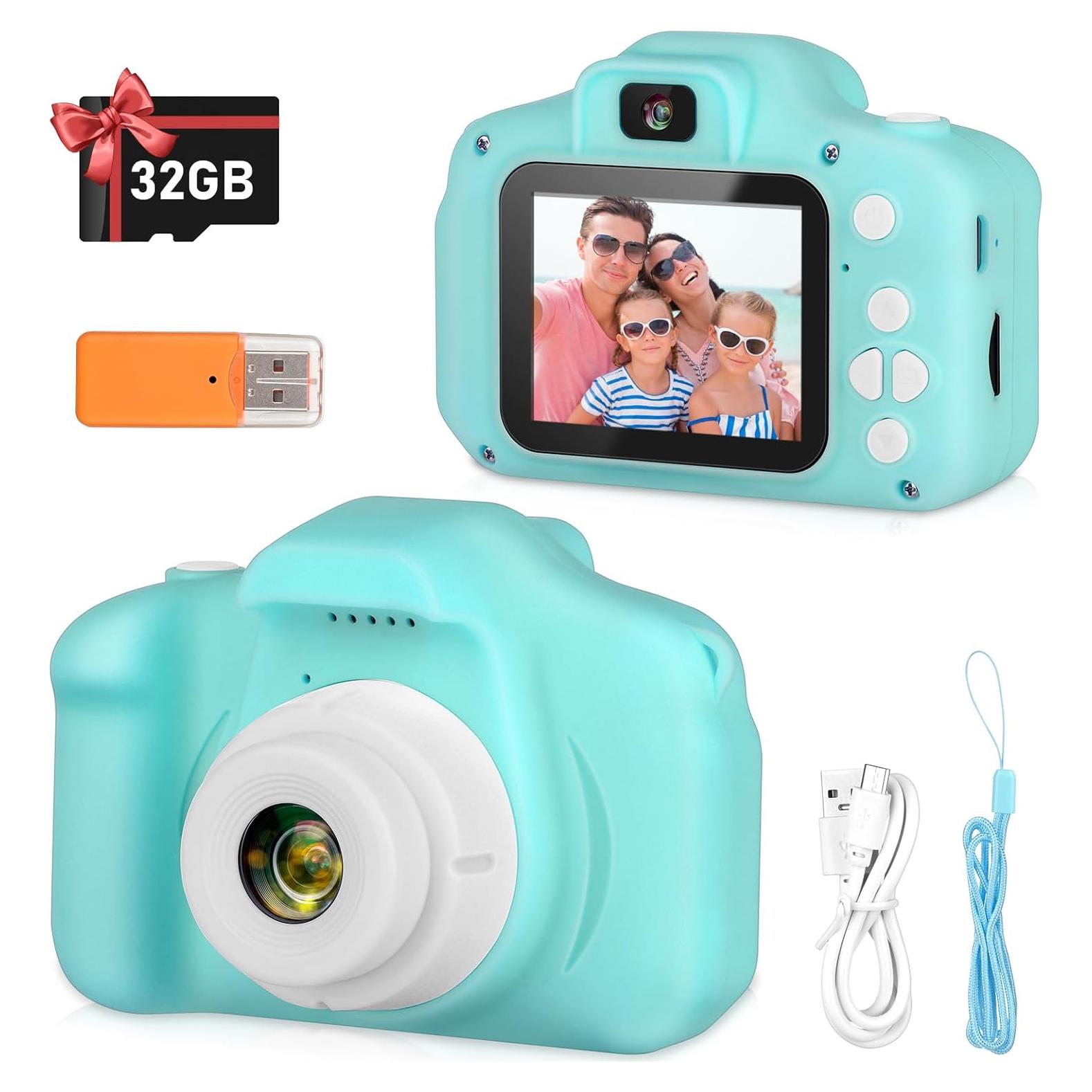 Cámara Digital para Niños Zeacool 03 HD 12MP Verde