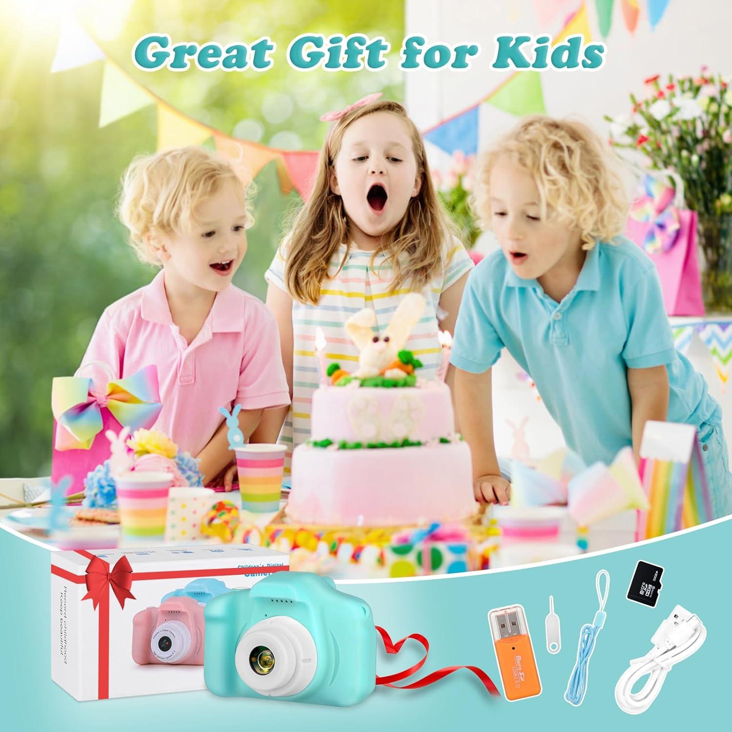 Cámara Digital para Niños Zeacool 03 HD 12MP Verde