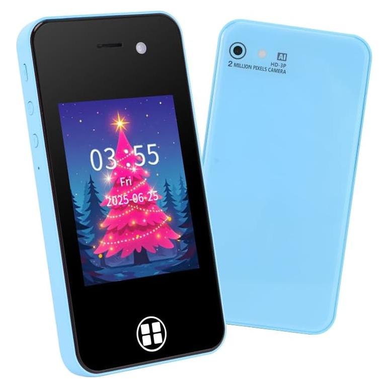 Teléfono Juguete Inteligente ANTUMKDS Azul 2.8" Doble Cámara