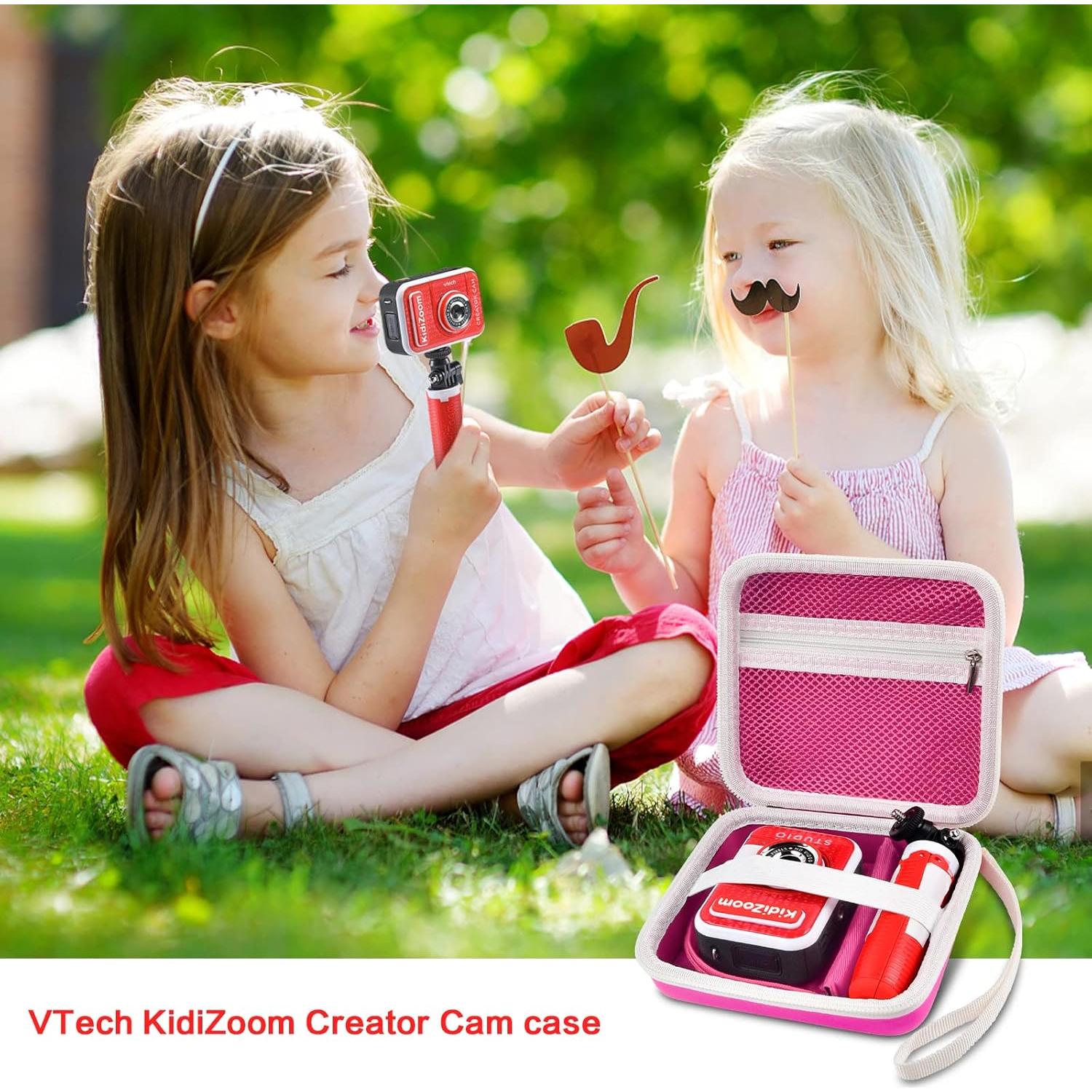 Funda de cámara VTech Kidizoom Creator Cam - Rosa, 13x13 cm