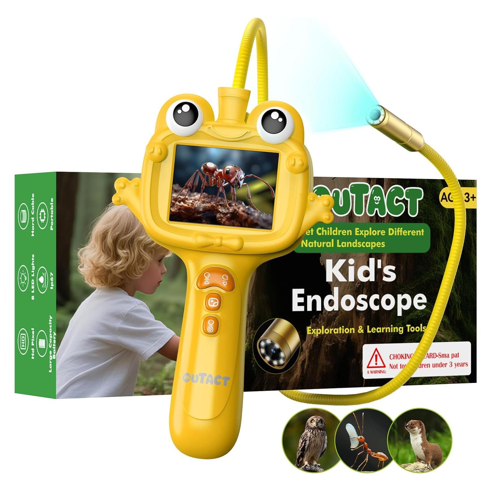 Endoscopio Infantil OUTACT G21 con Luz LED y Cámara 1m