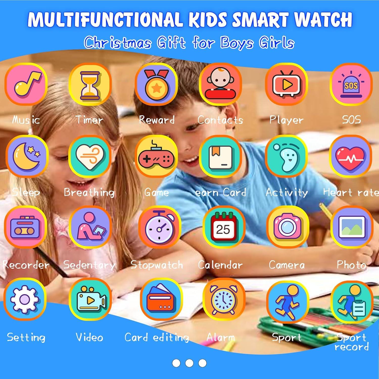 Reloj Inteligente para Niños Vapaito P72 1.85" IP68 Azul