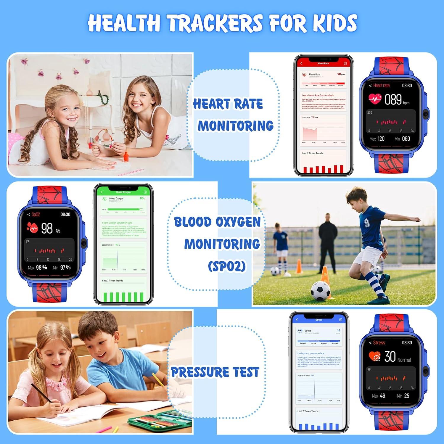 Reloj Inteligente para Niños Vapaito P72 1.85" IP68 Azul