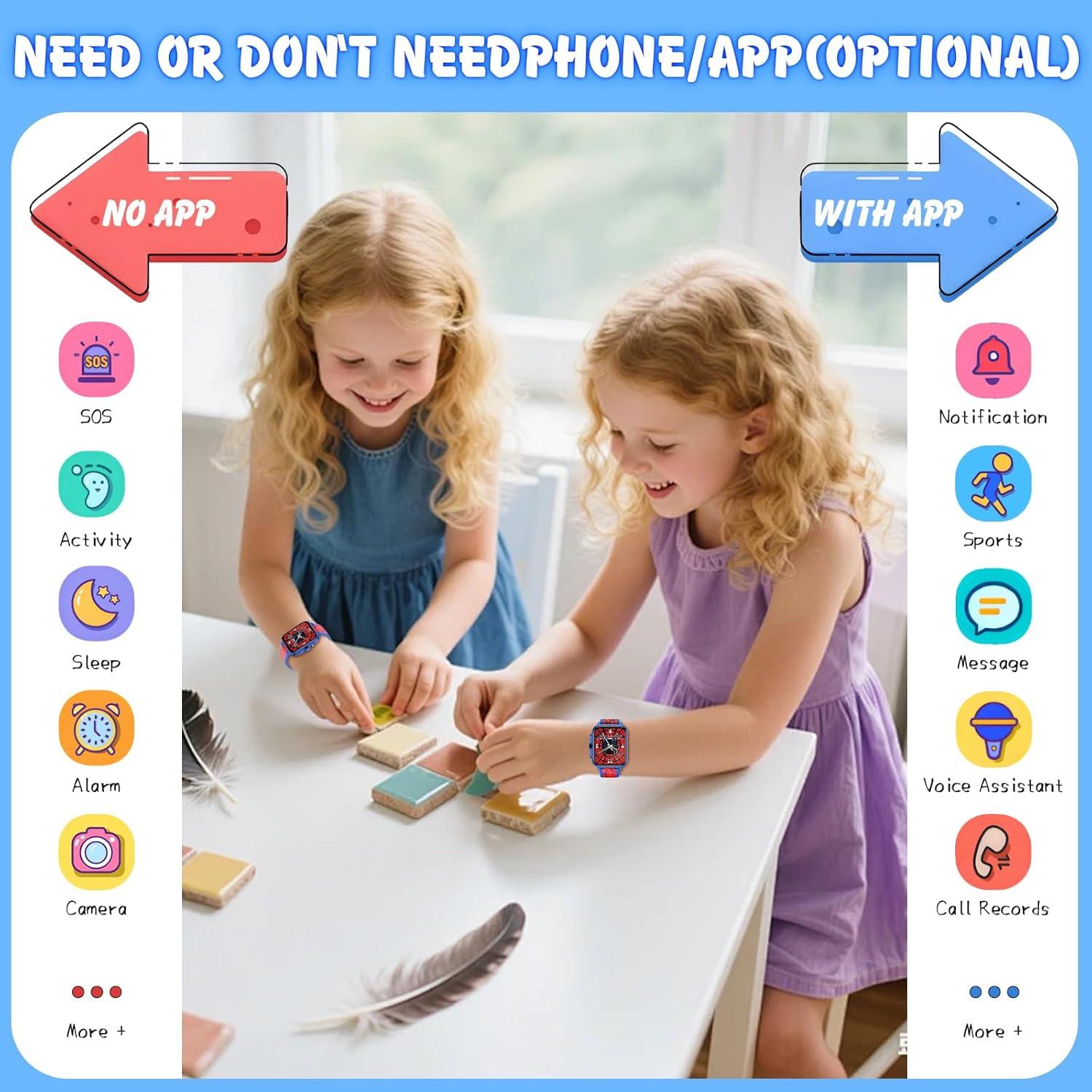 Reloj Inteligente para Niños Vapaito P72 1.85" IP68 Azul