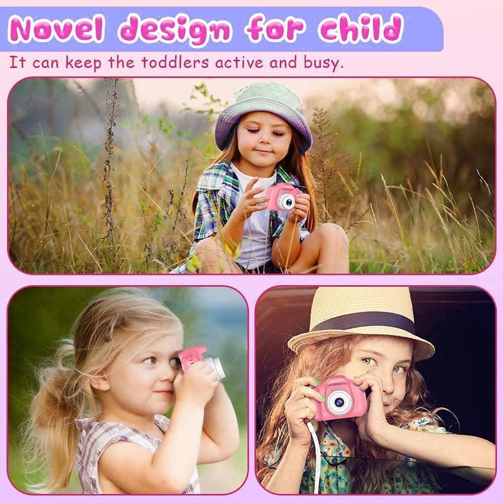 Cámara Digital Infantil ZAOFEPU x200-prink 8MP Rosa 32GB