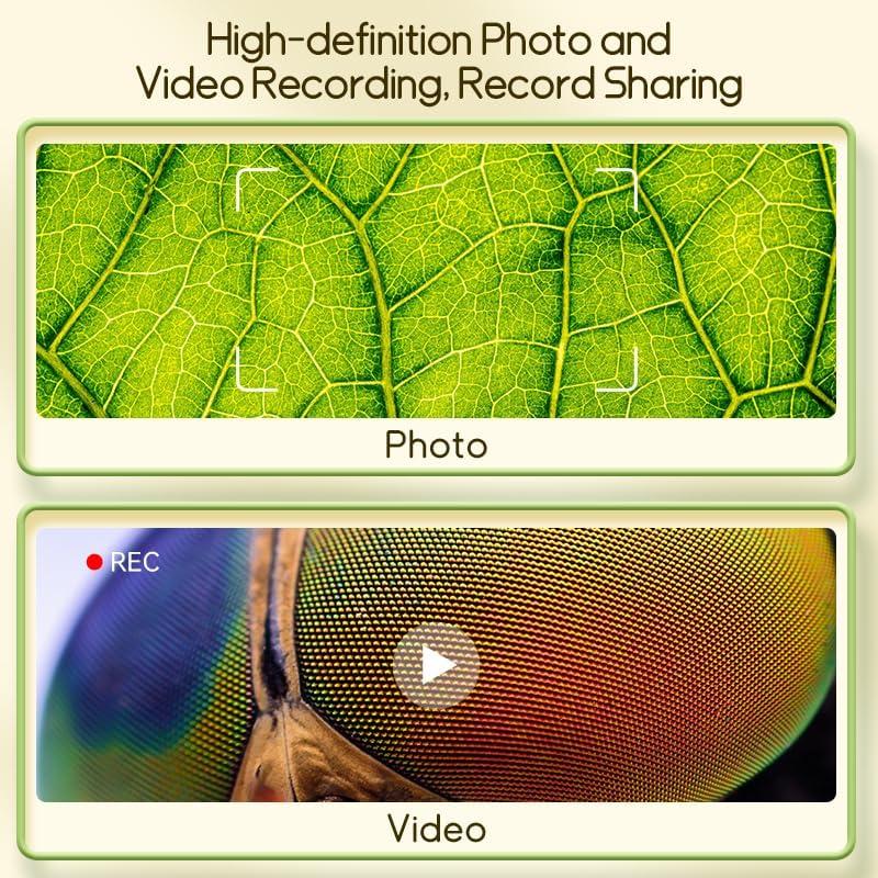Microscopio Digital Portátil para Niños - Pantalla LCD 2"