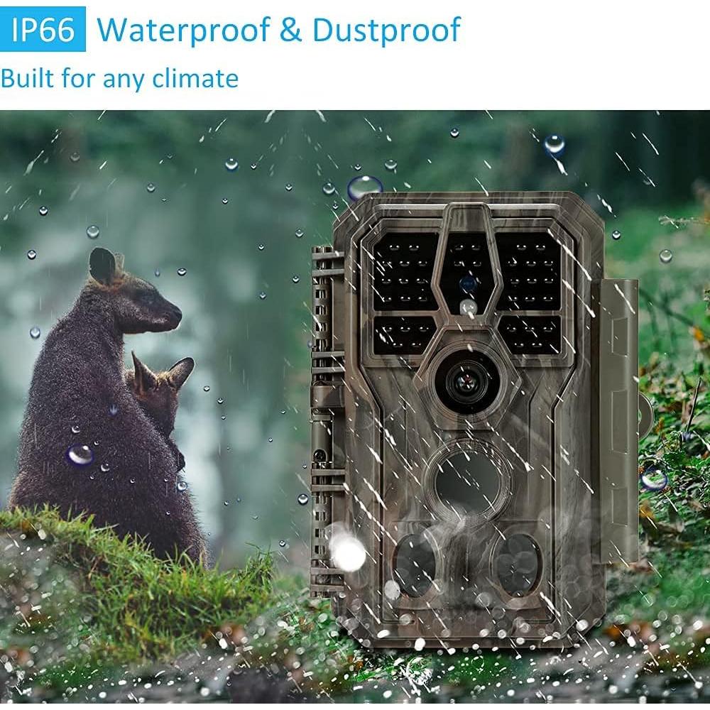 Cámara de sendero GardePro E5 48MP 1296p visión nocturna 30.48m