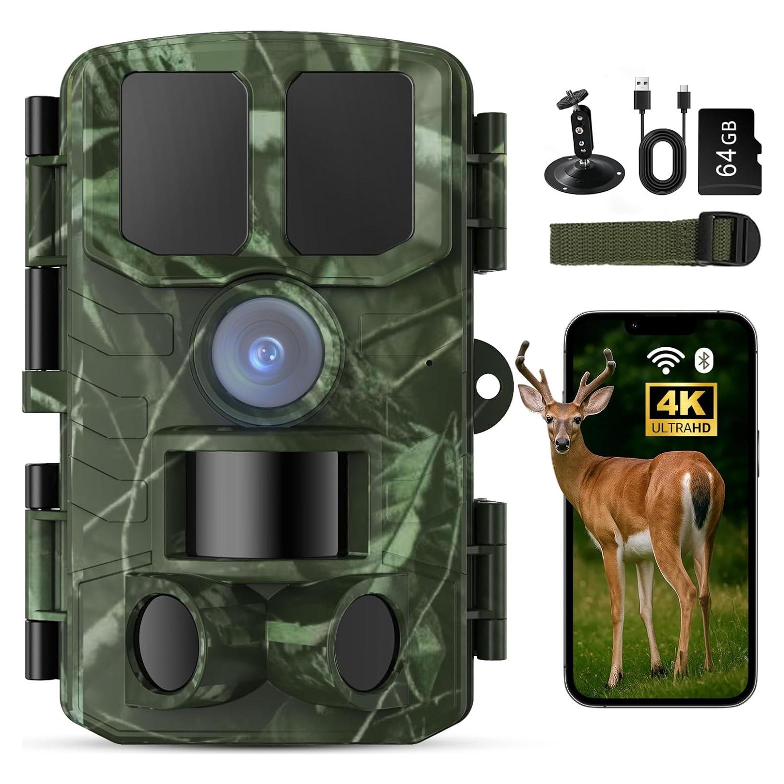 Cámara de Sendero BoxLegend T680W 4K 48MP con WiFi y 64GB