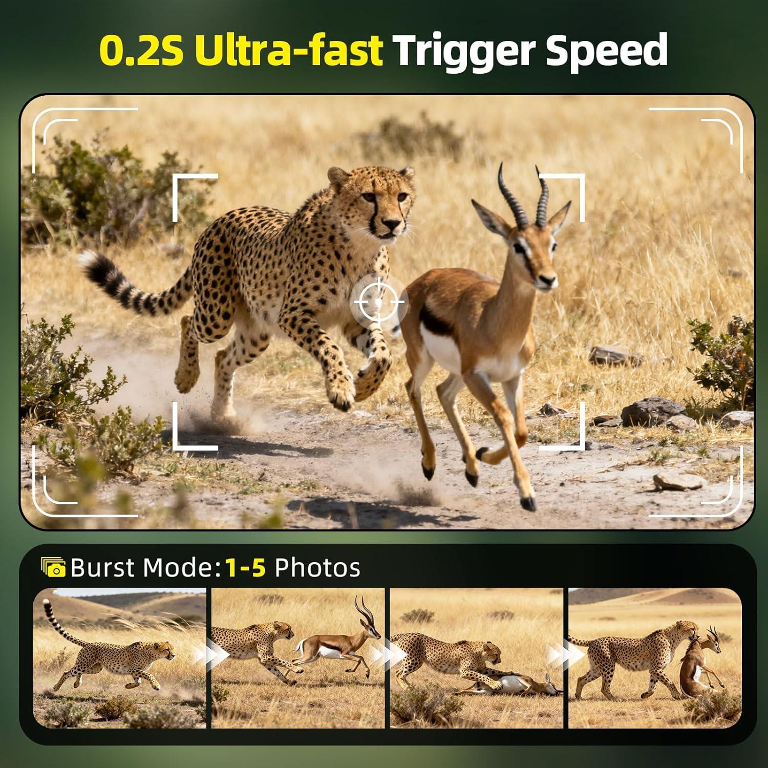 Cámara de Sendero BoxLegend T680W 4K 48MP con WiFi y 64GB