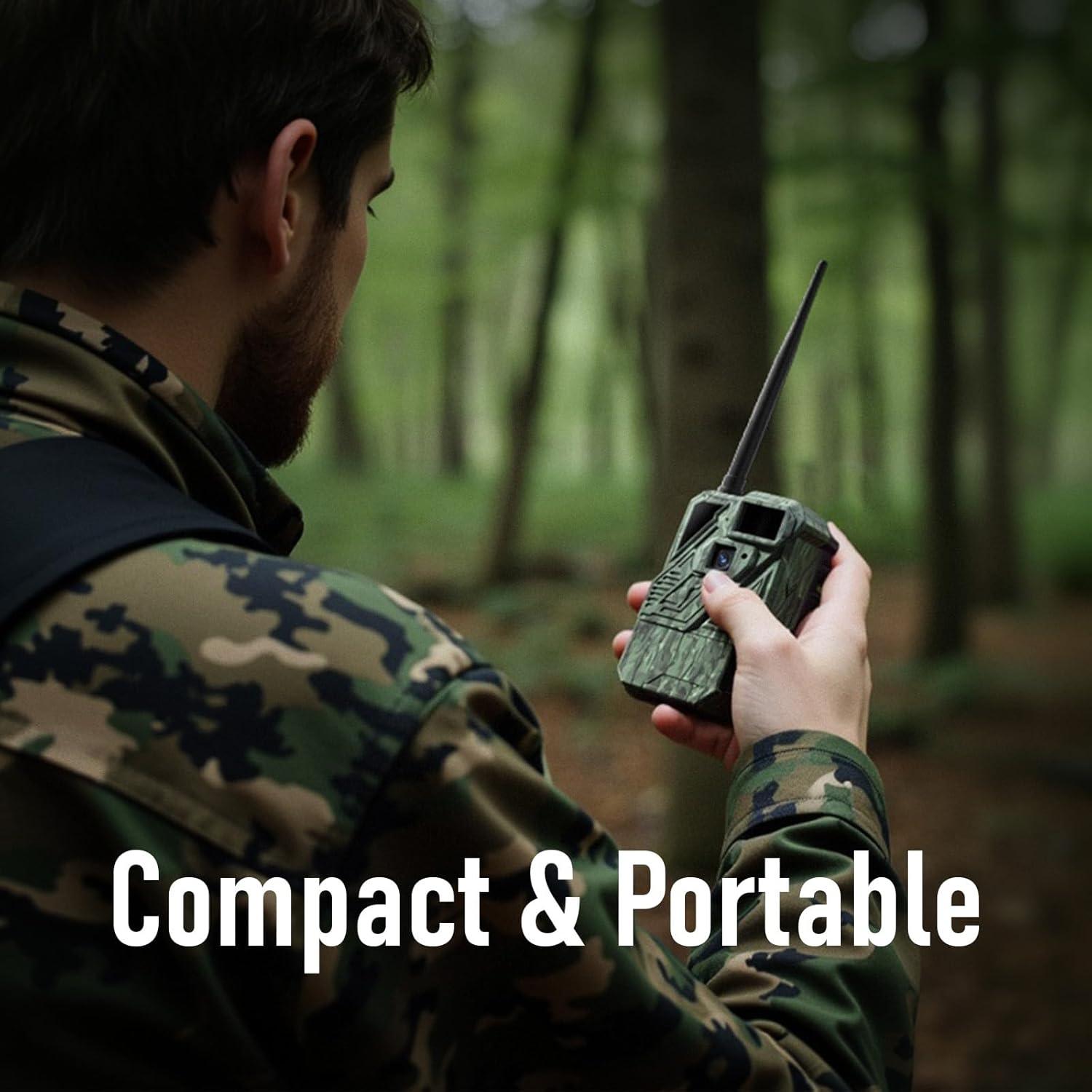 Cámara de Juego Celular ZLEO 1080P con Datos Ilimitados