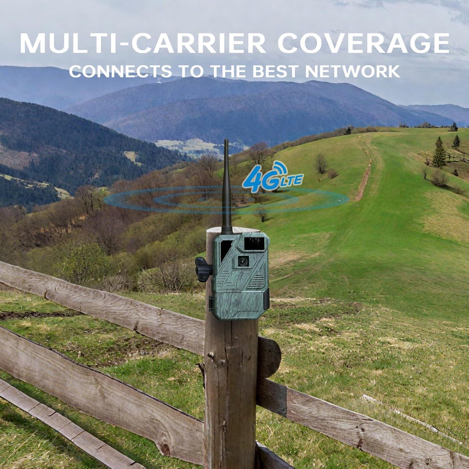 Cámara de Juego Celular ZLEO 1080P con Datos Ilimitados