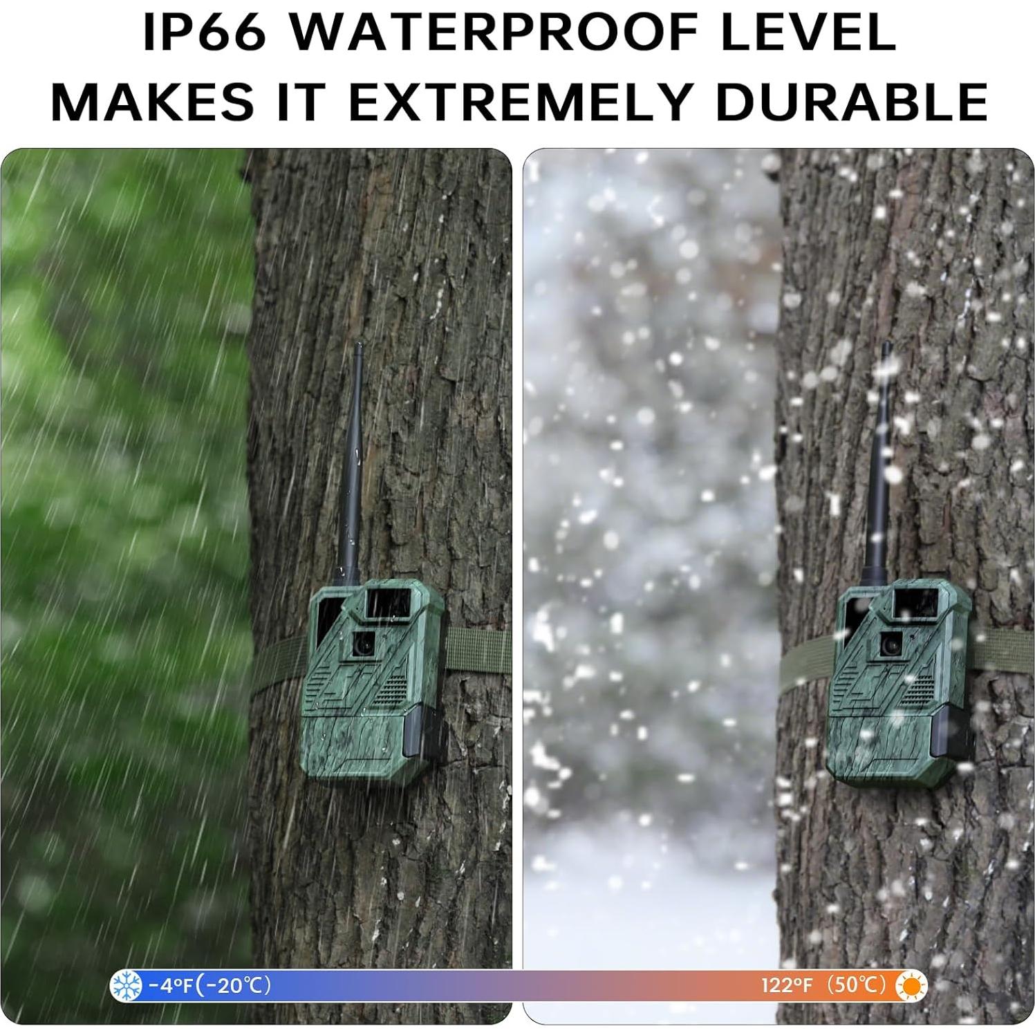 Cámara de Juego Celular ZLEO 1080P con Datos Ilimitados