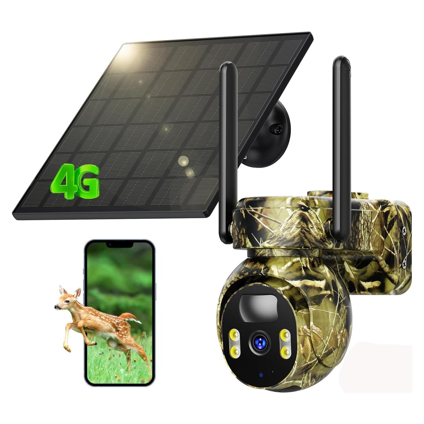 Cámara de sendero celular LIWAN ZC-YT10 2K HD Solar IP66