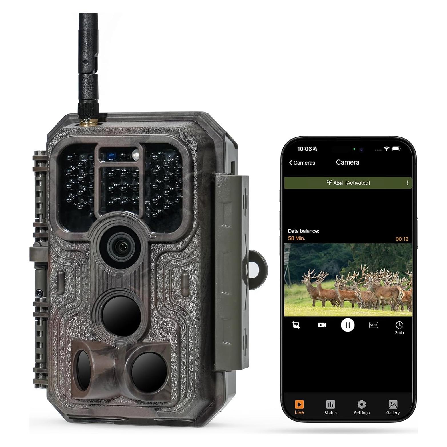 Cámara de Sendero Meidase P200, 64MP, Video 1296p, WiFi/Bluetooth