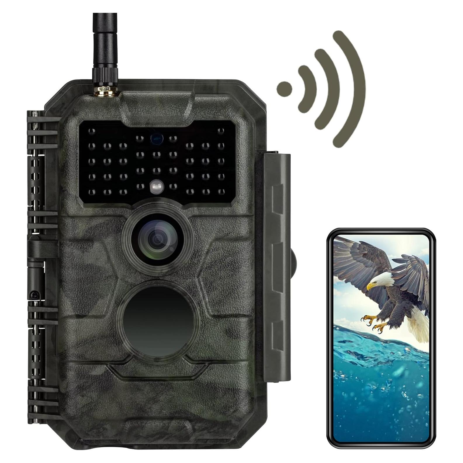 Cámara de sendero GardePro E6 48MP WiFi visión nocturna