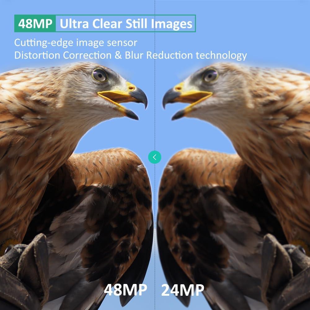 Cámara de sendero GardePro E6 48MP WiFi visión nocturna