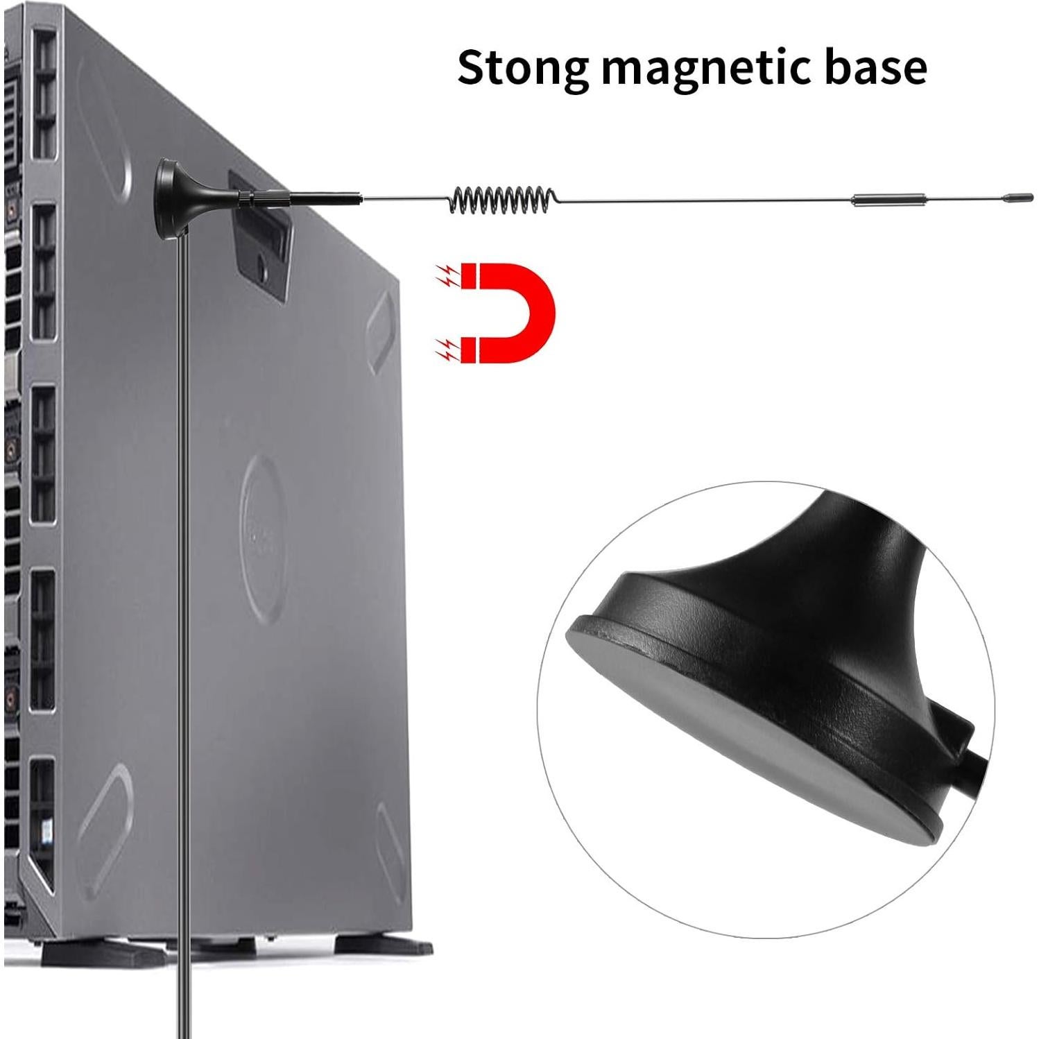 Antena 4G LTE Eifagur 9dBi Magnética para Exteriores - Paquete de 2