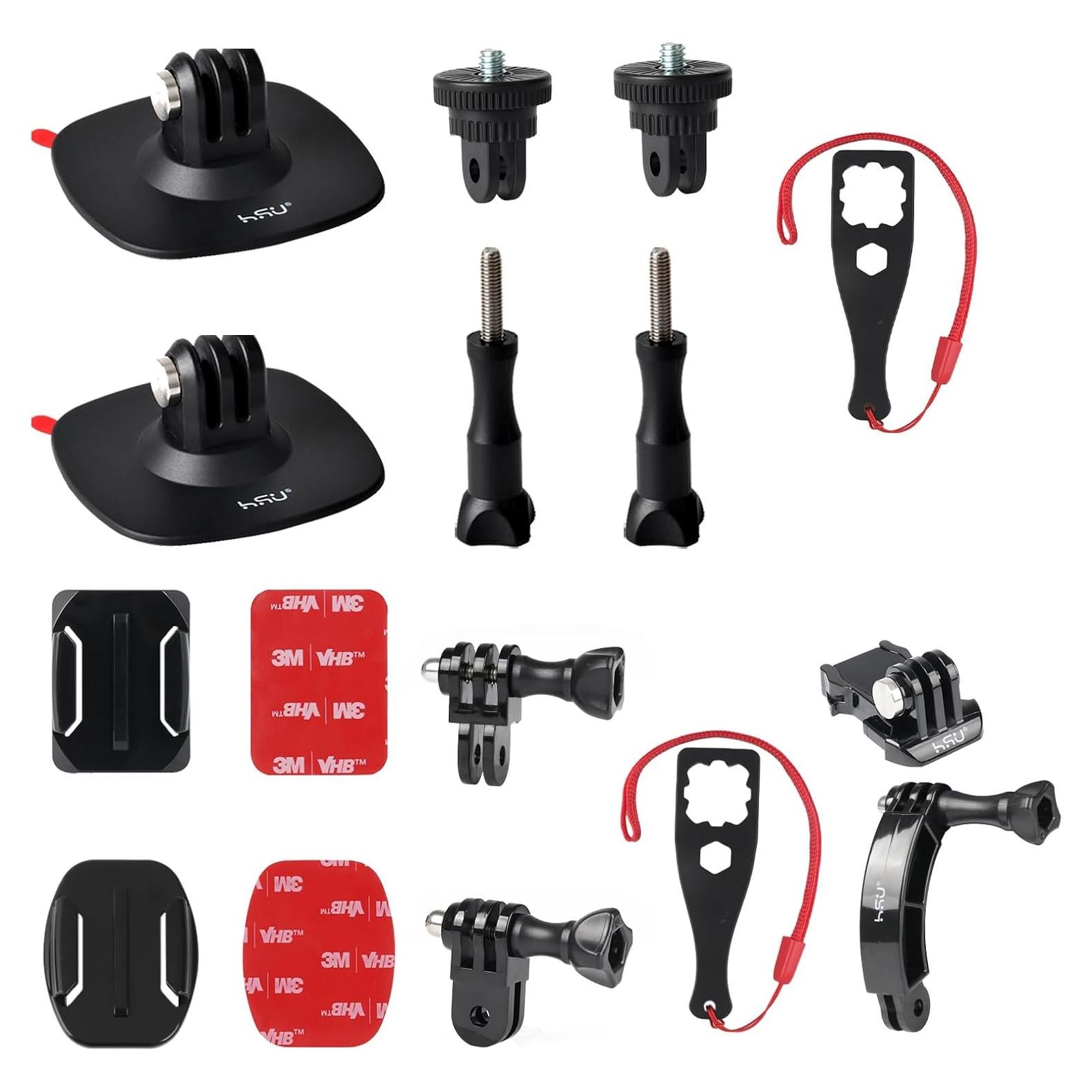 Conjunto de Montaje Vertical HSU para GoPro y Cámaras de Acción